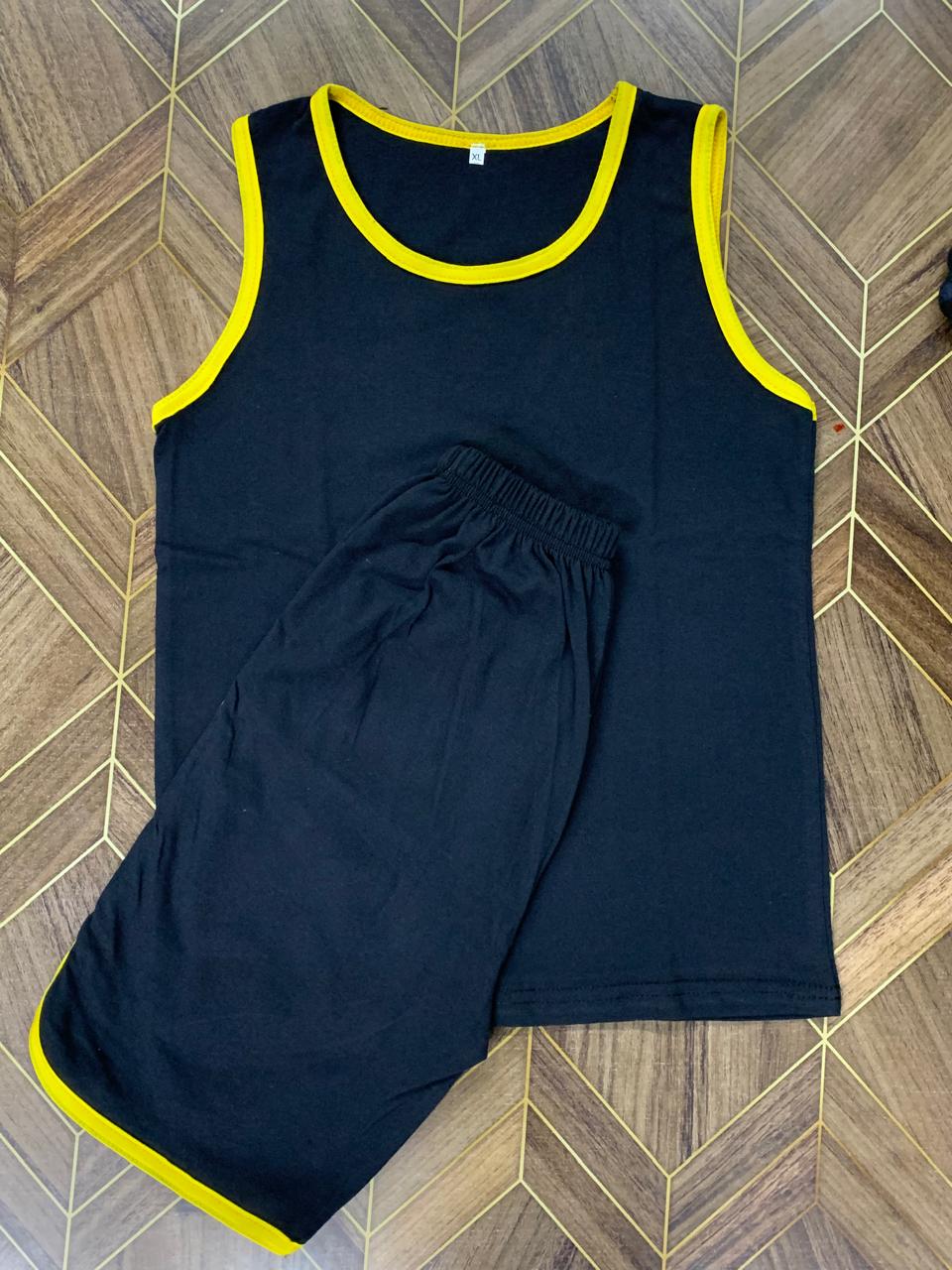 Kids Sando and Shorts Track Suit 2 Pcs Set - LARGE